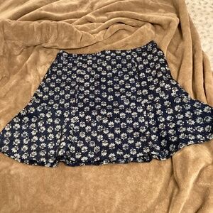 Michael Kors Skirt size 10 blue floral pattern